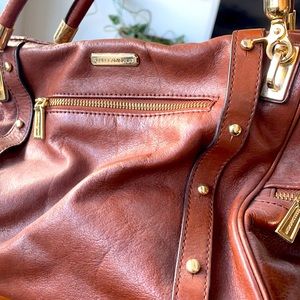 Rebecca Minkoff crossbody bag in cognac colour - large